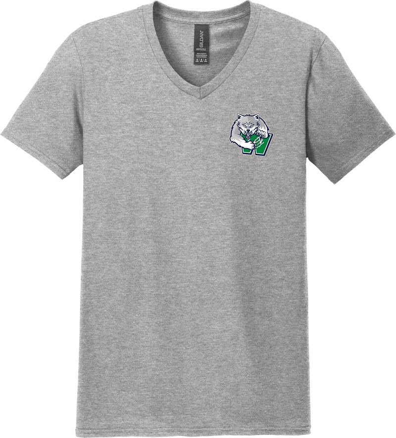 Woodbridge Wolfpack Softstyle V-Neck T-Shirt