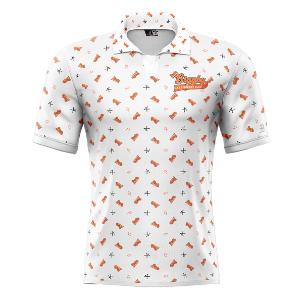 Biggby Coffee AAA Tier 1 Youth Sublimated Polo Tee