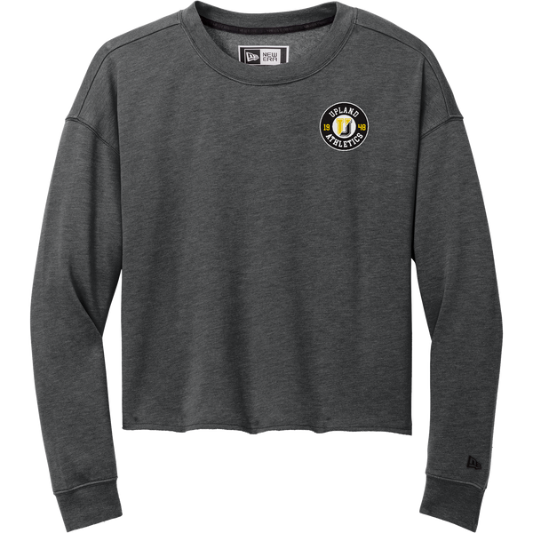Upland Athletics New Era Ladies Tri-Blend Fleece Crop Crew