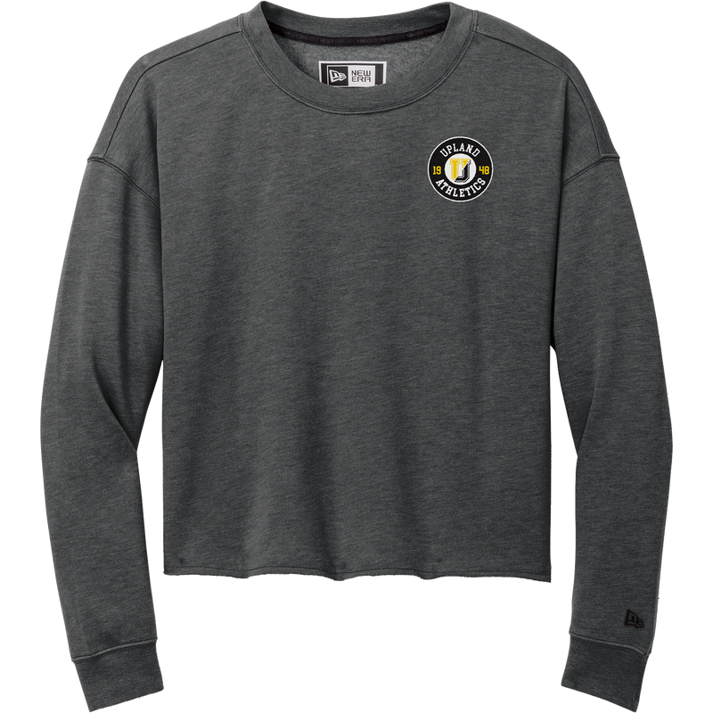 Upland Athletics New Era Ladies Tri-Blend Fleece Crop Crew