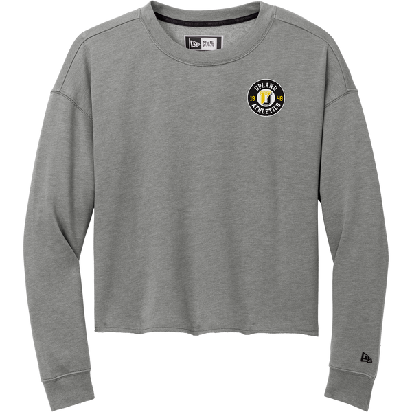 Upland Athletics New Era Ladies Tri-Blend Fleece Crop Crew
