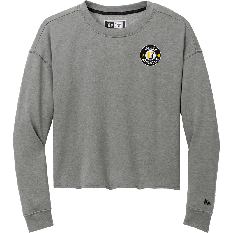 Upland Athletics New Era Ladies Tri-Blend Fleece Crop Crew