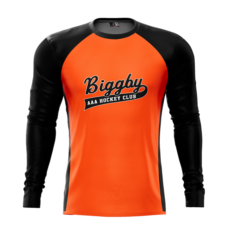 Biggby Coffee AAA Tier 1 Youth Sublimated Long Sleeve Tee