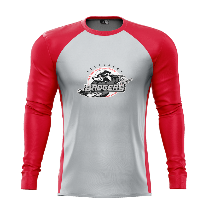 Allegheny Badgers Youth Sublimated Long Sleeve Tee