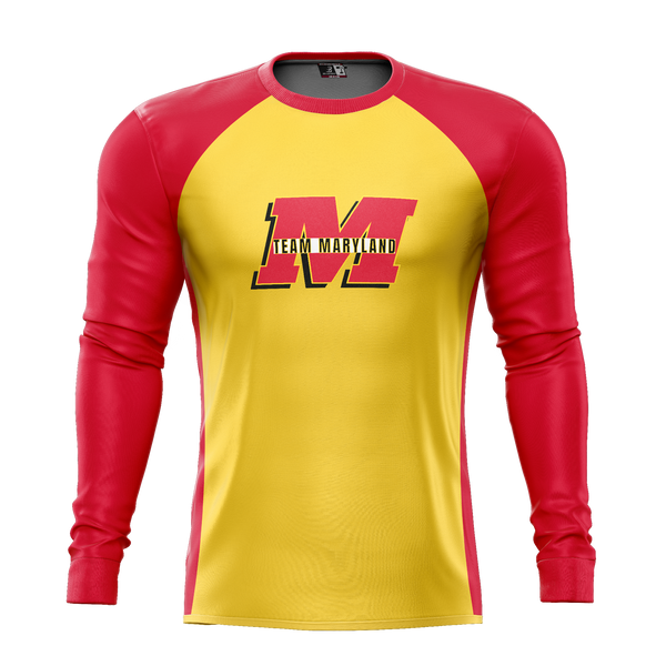 Team Maryland Youth Sublimated Long Sleeve Tee