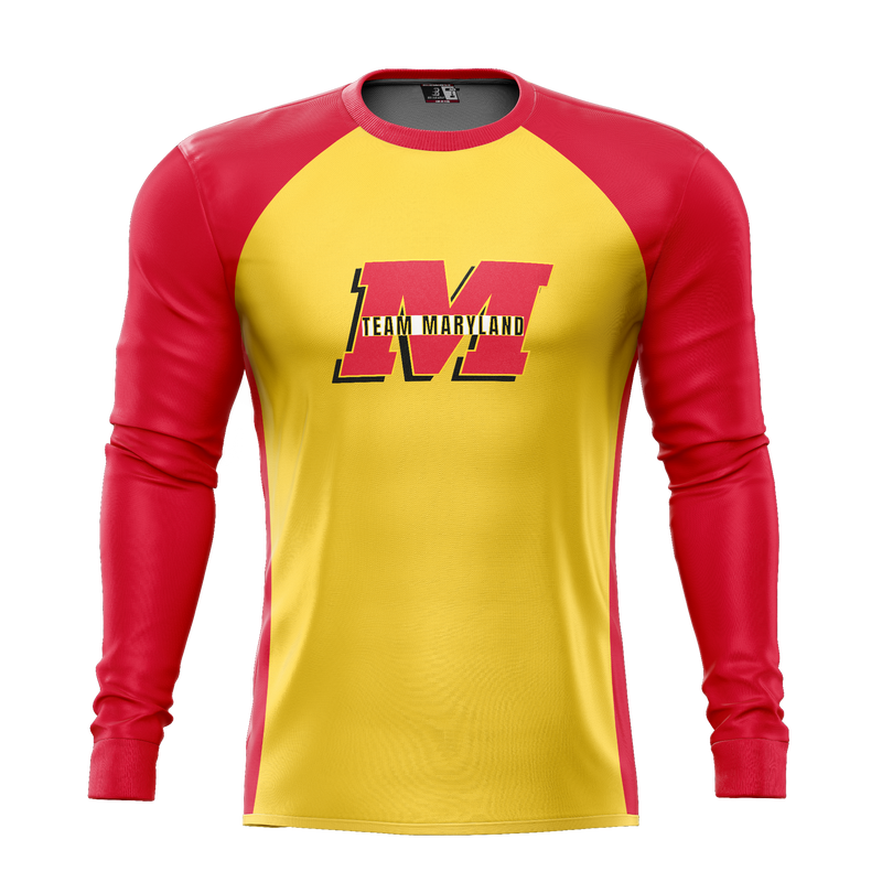 Team Maryland Youth Sublimated Long Sleeve Tee