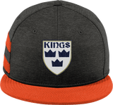 North Jersey Kings New Era Shadow Heather Striped Flat Bill Snapback Cap