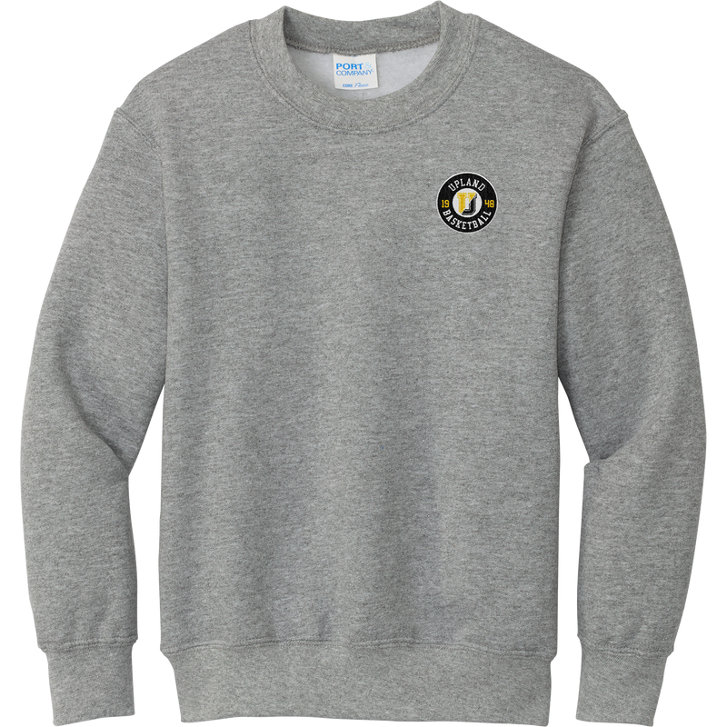 Upland Basketball Youth Core Fleece Crewneck Sweatshirt