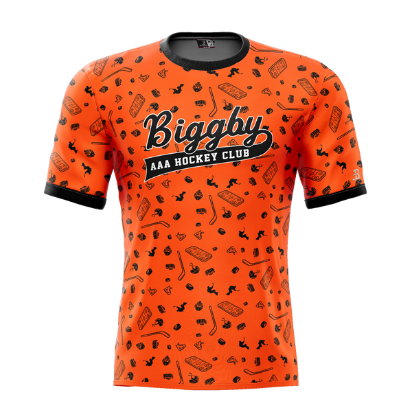 Biggby Coffee AAA Tier 1 Youth Sublimated Pattern Tee