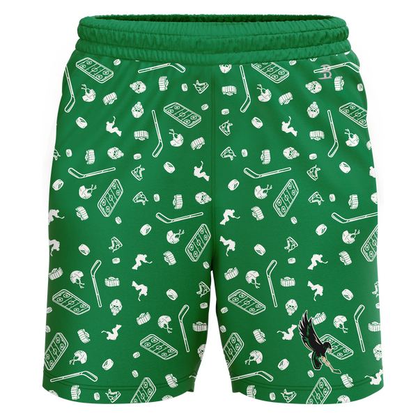 Wilmington Nighthawks Adult Sublimated Pattern Shorts